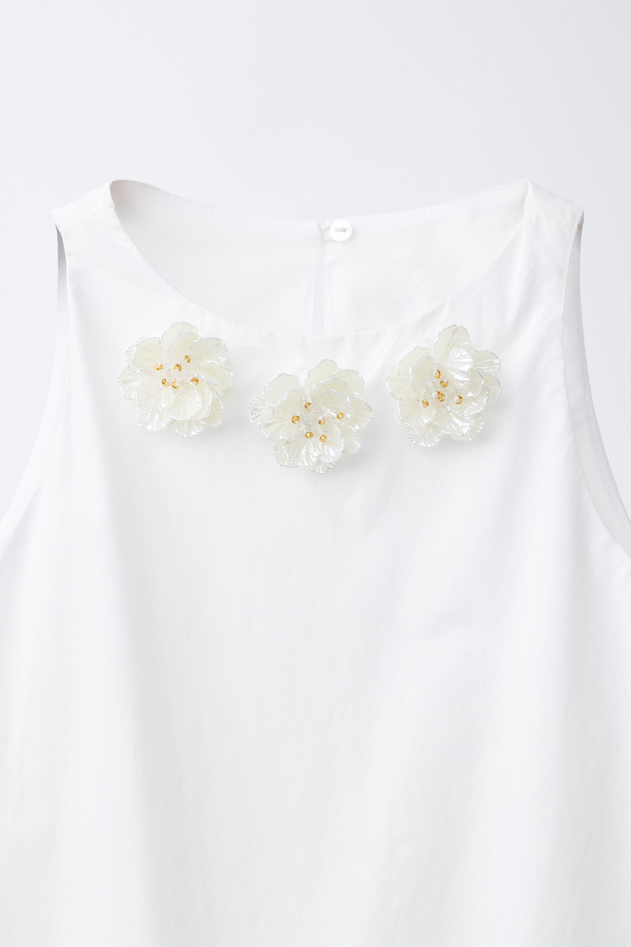 JEWEL FLOWER HALTER NECK DRESS